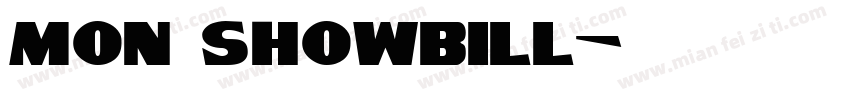 Mon ShowBill字体转换